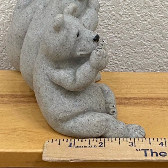 Quarry Critters UH OH Second Nature Design Bears See Hear Speak No Evil Figurine - Picture 7 of 13
